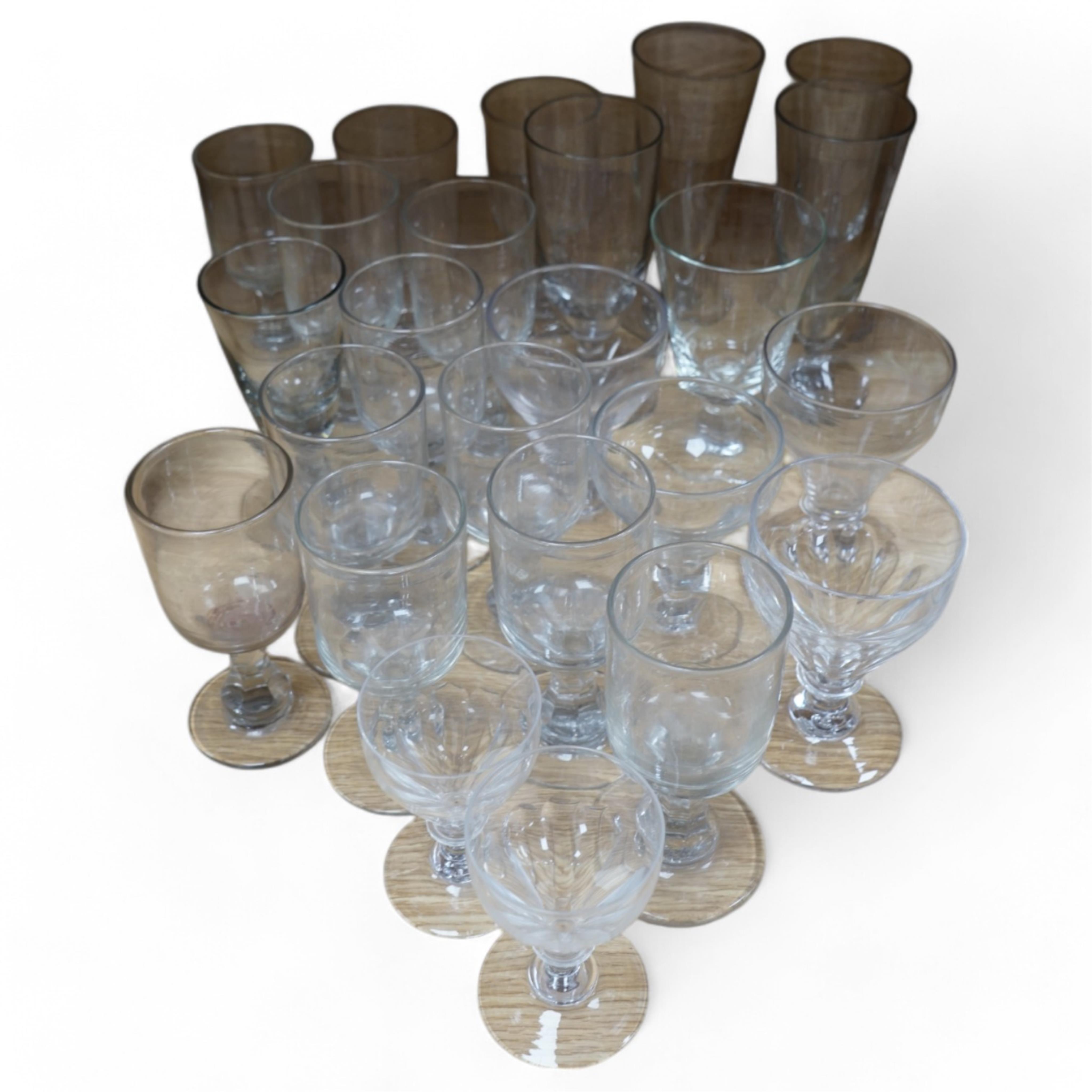 A quantity of Victorian and later drinking glasses. Condition - appears good